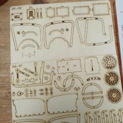 Maquette Bois Le Vélo Cargo -France Chiffres Modèles Soldes 2024 1001hobbies mmb02 le velo cargo 12