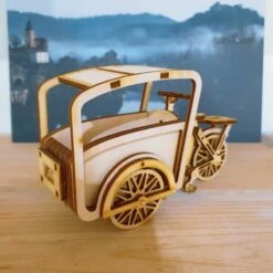 Maquette Bois Le Vélo Cargo -France Chiffres Modèles Soldes 2024 1001hobbies mmb02 le velo cargo 5