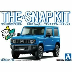 Aoshima Maquette Kit Fermeture Métallique Bleu Jimny Brisk Suzuki