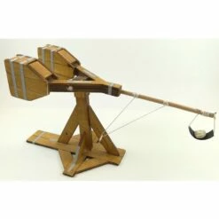 Maquette Double Mangonneau En Bois