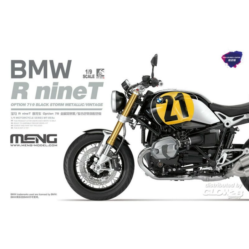 Maquette BMW R NineT Option 719 Black Storm Metallic/Vintage (édition Pré-colorée) 3 Maquette BMW R NineT Option 719 Black Storm Metallic/Vintage (édition Pré-colorée)