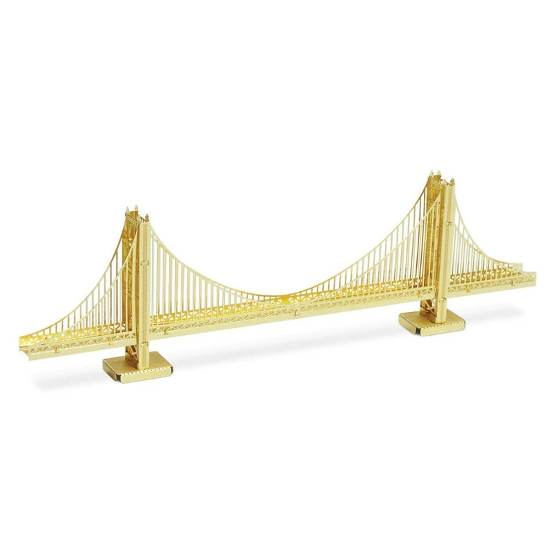 Metal Earth Maquette Métal LE PONT DU GOLDEN GATE En Or 3 Metal Earth Maquette Métal LE PONT DU GOLDEN GATE En Or