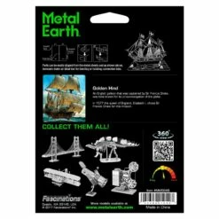 Metal Earth Maquette Bateau Bateaux: GOLDEN HIND -France Chiffres Modèles Soldes 2024 metal earth 5061049 bateaux golden hind 3