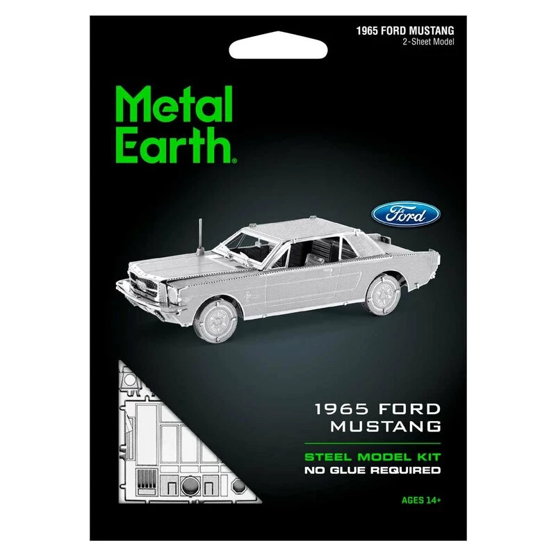 Metal Earth Maquette Véhicules: 1965 FORD MUSTANG COUPE 5 Metal Earth Maquette Véhicules: 1965 FORD MUSTANG COUPE – Image 3