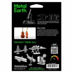 Metal Earth Maquette Métal Musique: BASS DE VIOLON -France Chiffres Modèles Soldes 2024 metal earth 5061081 musique bass de violon 3