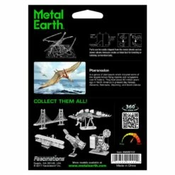 Metal Earth Maquette Dinosaure Dinosaures: PTERANODON SQUELETTE -France Chiffres Modèles Soldes 2024 metal earth 5061102 dinosaures pteranodon squelette 5