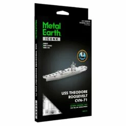 Metal Earth Maquette Bateau Iconx - Uss Roosevelt Aircraft Carrier -France Chiffres Modèles Soldes 2024 metal earth 5061307 iconx uss roosevelt aircraft carrier 2