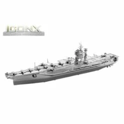 Metal Earth Maquette Bateau Iconx - Uss Roosevelt Aircraft Carrier