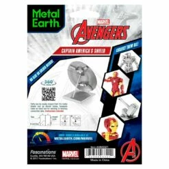 Metal Earth Maquette Métal Avengers/bouclier Du Capitaine Amérique -France Chiffres Modèles Soldes 2024 metal earth 5061321 avengers bouclier du capitaine amerique 3