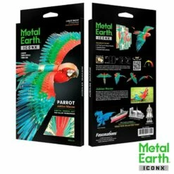 Metal Earth Maquette Iconx - Perroquet -France Chiffres Modèles Soldes 2024 metal earth 5061338 iconx perroquet 1