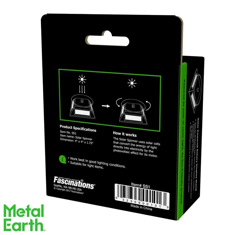 Metal Earth Maquette Métal Promotion: SPINNER SOLAIRE 8 Metal Earth Maquette Métal Promotion: SPINNER SOLAIRE – Image 6