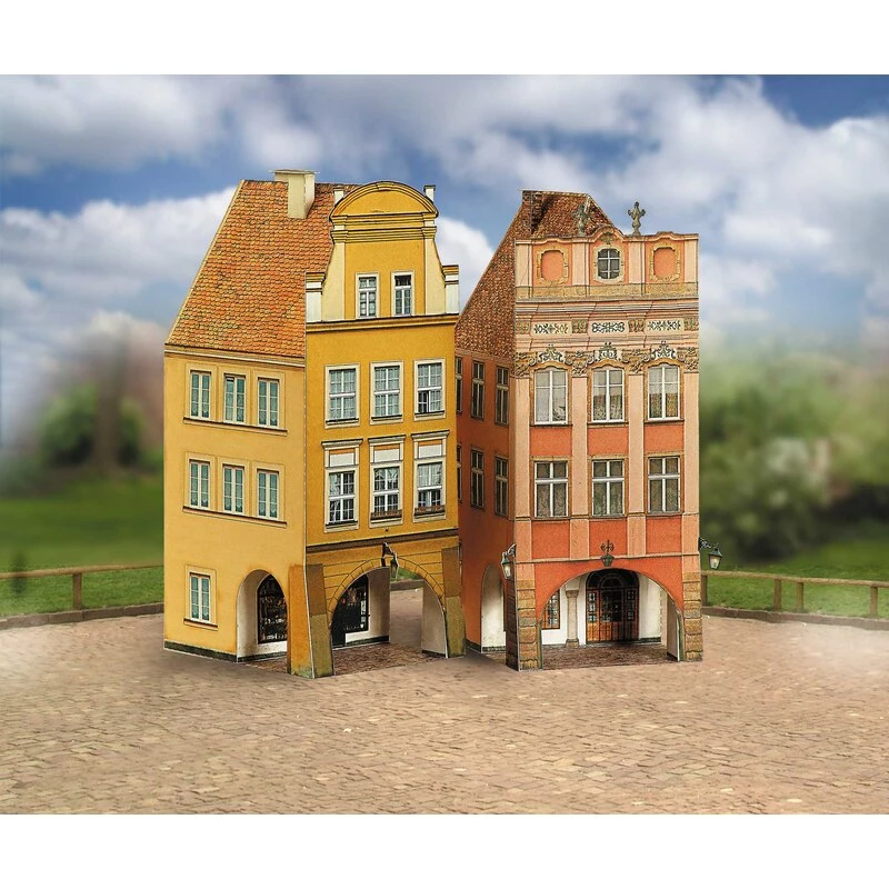 Maquette Carton Vieille Ville Set 4 3 Maquette Carton Vieille Ville Set 4