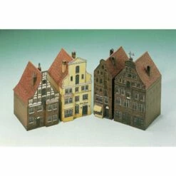 Maquette Carton 4 Maisons De Lüneburg II