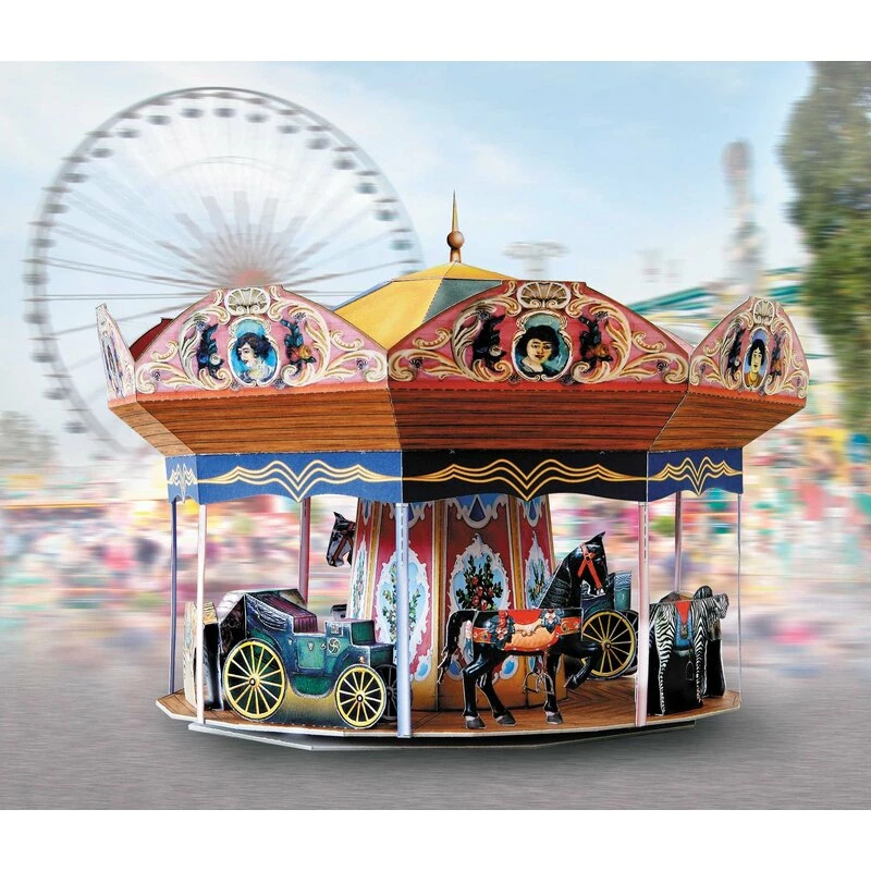 Maquette Carton Carrousel 3 Maquette Carton Carrousel
