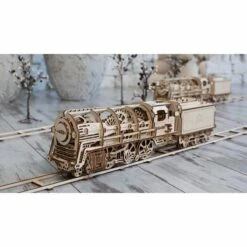UGEARS Maquette Train 460 Locomotive à La Vapeur Avec Un Wagon De Charbon -France Chiffres Modèles Soldes 2024 ugears 8412023 460 locomotive a la vapeur avec un wagon de charbon 10