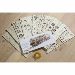 UGEARS Maquette Train 460 Locomotive à La Vapeur Avec Un Wagon De Charbon -France Chiffres Modèles Soldes 2024 ugears 8412023 460 locomotive a la vapeur avec un wagon de charbon 13