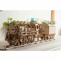 UGEARS Maquette Train 460 Locomotive à La Vapeur Avec Un Wagon De Charbon -France Chiffres Modèles Soldes 2024 ugears 8412023 460 locomotive a la vapeur avec un wagon de charbon 7