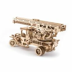 UGEARS Camion à échelle De Feu -France Chiffres Modèles Soldes 2024 ugears 8412031 camion a echelle de feu 4