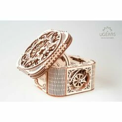 UGEARS Maquette Coffre Au Tresor -France Chiffres Modèles Soldes 2024 ugears 8412059 coffre au tresor 12