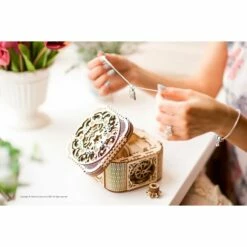 UGEARS Maquette Coffre Au Tresor -France Chiffres Modèles Soldes 2024 ugears 8412059 coffre au tresor 16