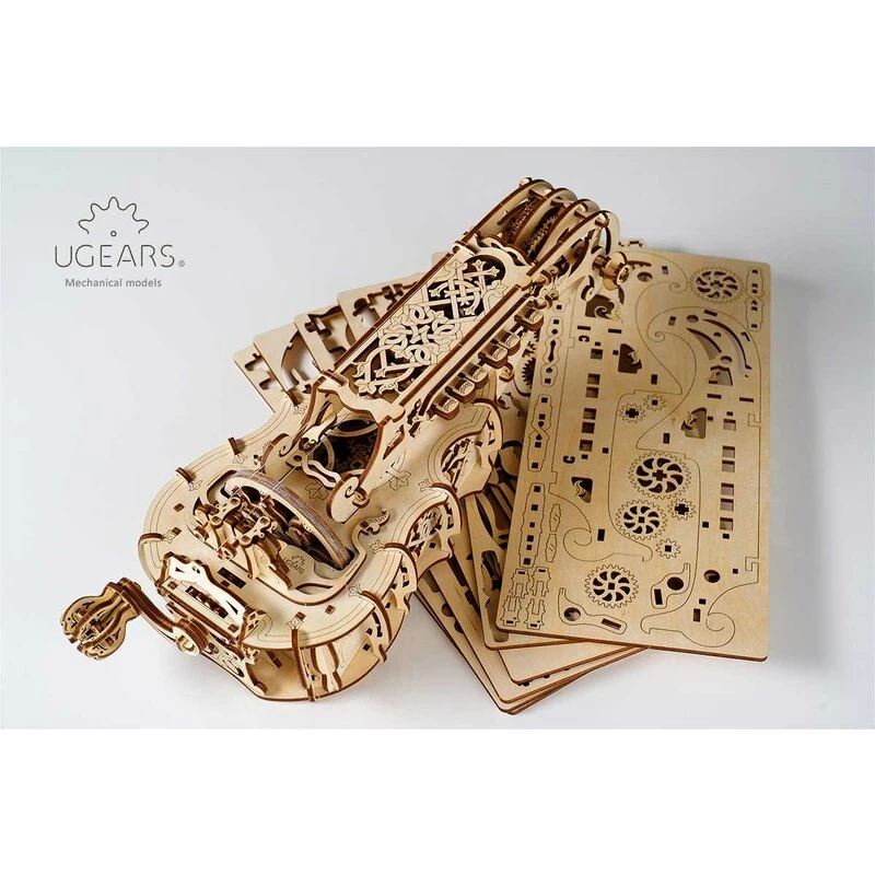 UGEARS Maquette Hurdy-gurdy 7 UGEARS Maquette Hurdy-gurdy – Image 5