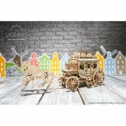 UGEARS Maquette Diligence -France Chiffres Modèles Soldes 2024 ugears 8412073 diligence 6