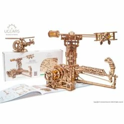 UGEARS Maquette Aviator - Avion - Helicoptère -France Chiffres Modèles Soldes 2024 ugears 8412083 aviator avion helicoptere 8