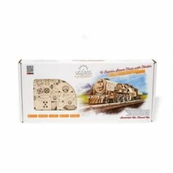 UGEARS Maquette Bois V-Express Train à Vapeur -France Chiffres Modèles Soldes 2024 ugears 8412085 v express train a vapeur 13