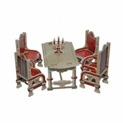 Maquette Carton Salle à Manger (gris) -France Chiffres Modèles Soldes 2024 umbum um259 02 salle a manger gris 2