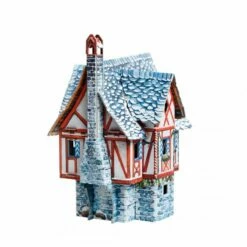 Maquette Carton Maison De Commerce (hiver)