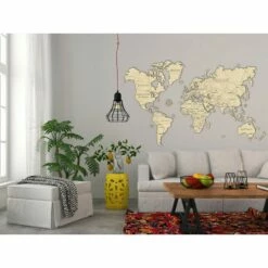 WOODEN CITY Maquette Carte Du Monde Xxl -France Chiffres Modèles Soldes 2024 wooden city wm505 carte du monde xxl 6