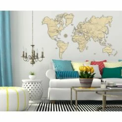 WOODEN CITY Maquette Carte Du Monde Xxl -France Chiffres Modèles Soldes 2024 wooden city wm505 carte du monde xxl 7