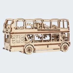 WOODEN CITY Maquette Bus De Londres -France Chiffres Modèles Soldes 2024 wooden city wr303 bus de londres 3