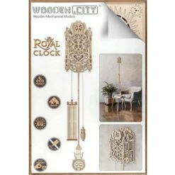 WOODEN CITY Maquette Horloge Royale -France Chiffres Modèles Soldes 2024 wooden city wr314 horloge royale 5