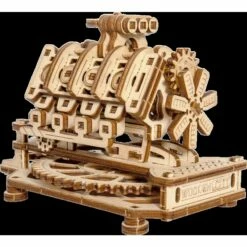 WOODEN CITY Maquette Moteur V8 -France Chiffres Modèles Soldes 2024 wooden city wr316 moteur v8 3