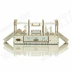WOODEN CITY Maquette Gare -France Chiffres Modèles Soldes 2024 wooden city wr325 gare 2