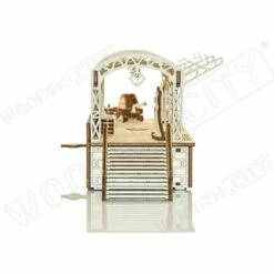 WOODEN CITY Maquette Gare -France Chiffres Modèles Soldes 2024 wooden city wr325 gare 3